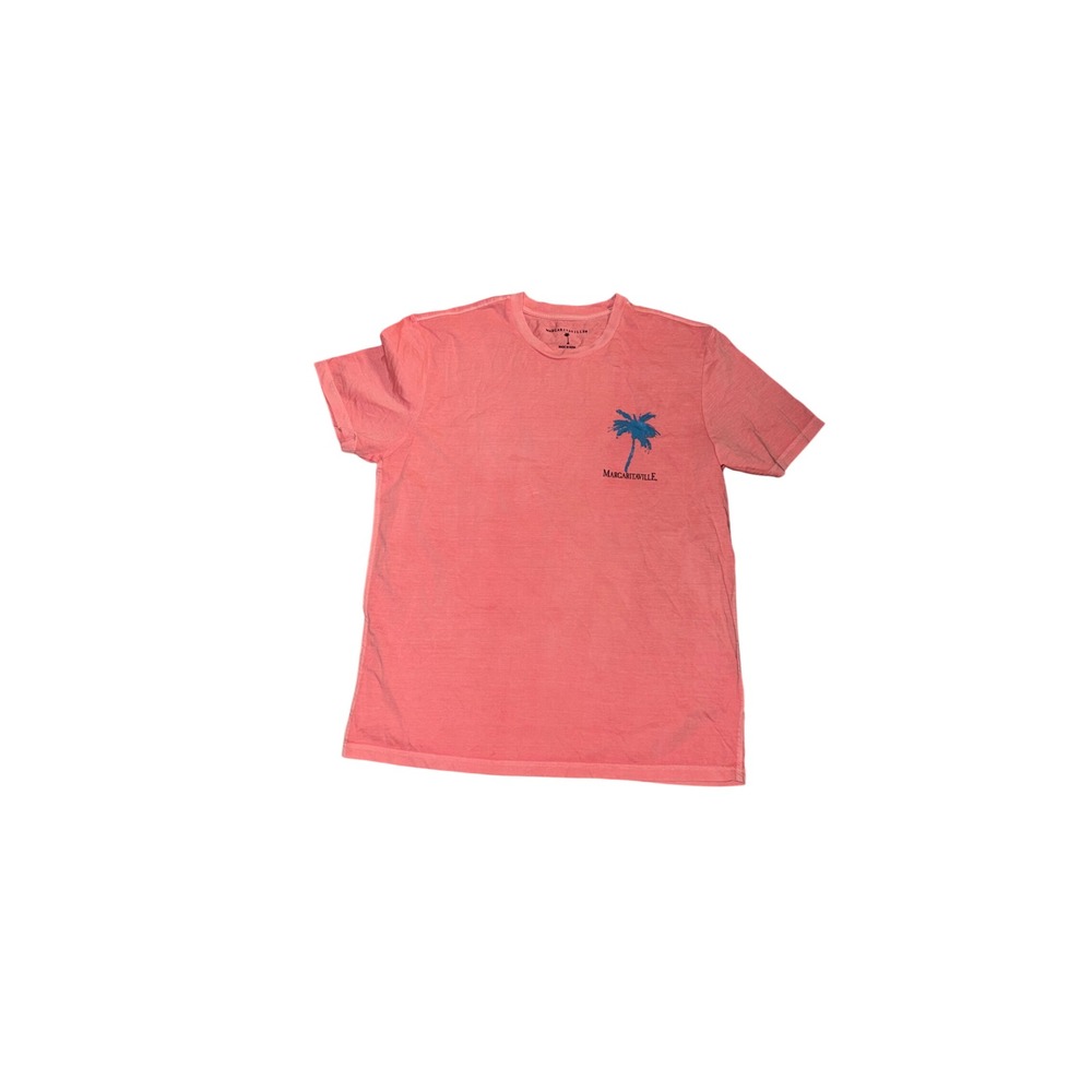 845. Margaritaville Men's Pink T-Shirt Size‎ M — Casual Beach Style Tee